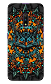 Angry Owl Art Realme X Back Cover